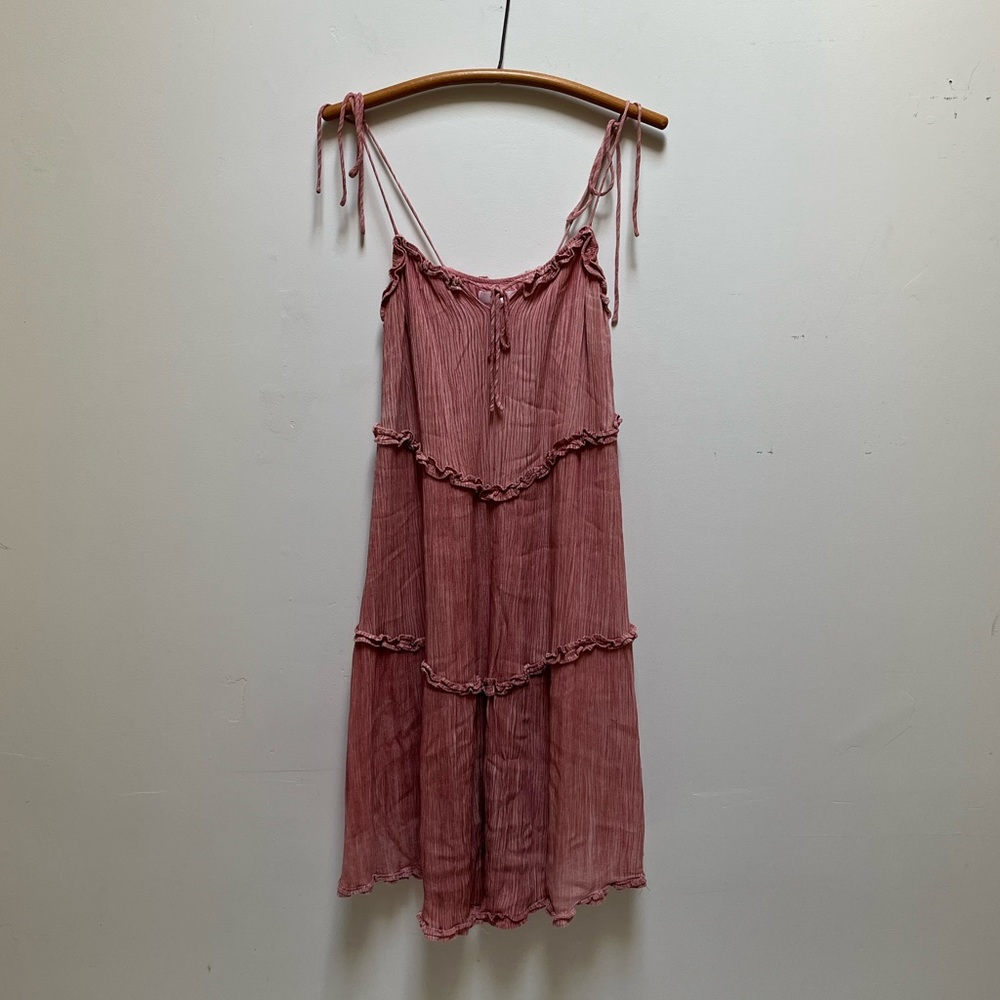 Hello Molly Pink Ruffle Dress
